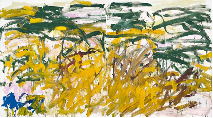 Image of the abstract expressionsit artwork No Birds (1987-88) by Joan Mitchell.