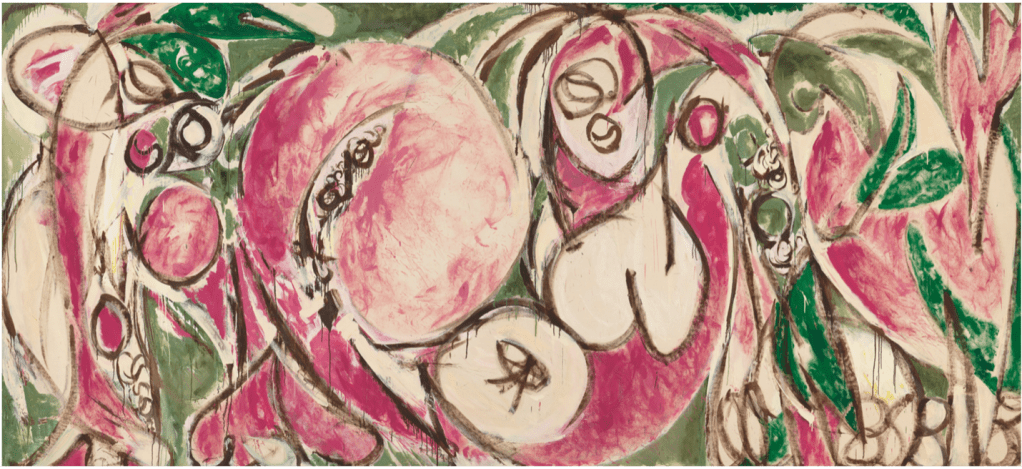 Image of the artwork The Seasons (1957) by Lee Krasner.